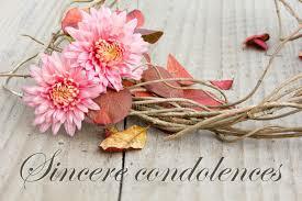 condoléances