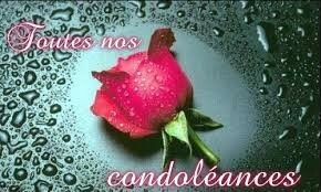 condoléances