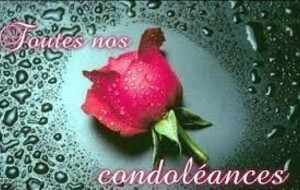 condoléances