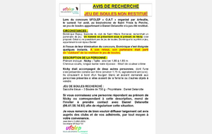 avis de recherche