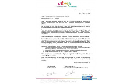 licences Ufolep rectificatif